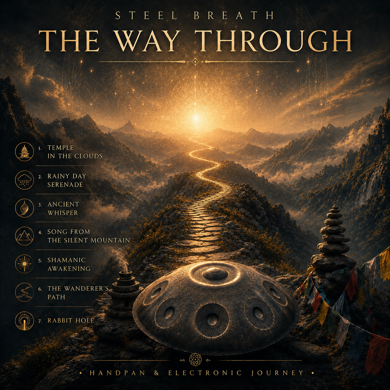 Okładka albumu THE WAY THROUGH — STEEL BREATH